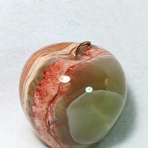 Crystal Fire and Red Green Apple Agate